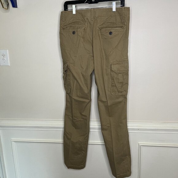 Old Navy Broken-In Straight Fit Cargo‎ Pants - Men's 32x34 - Toast - Picture 2 of 9